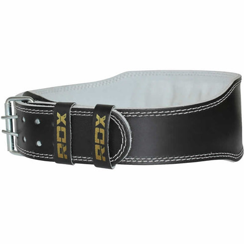 RDX 4 INCH LEATHER WEIGHT LIFTING BELT-9